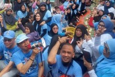 Guyub! Dedie Rachim Jalan Sehat dan Ngaliwet Bareng Warga Tanah Baru